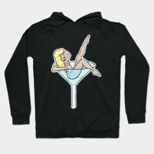 Martini Time- Pink Hoodie